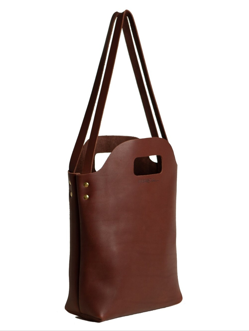 EXCELLENT URBAN SOUTHERN MINI MARKET TOTE BAG - CHESTNUT BROWN